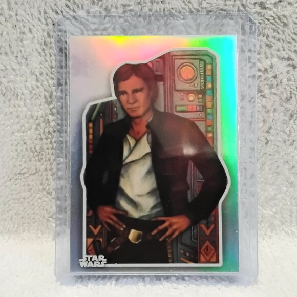 3/$25 Mint 2023.Topps Chrome Han Solo 40th... Refractor Star Wars Card ROJ40-5!! - Picture 1 of 2